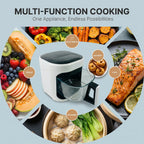 Friggitrice ad Aria Podofo 5L 1350W con Controllo Touch in Vetro