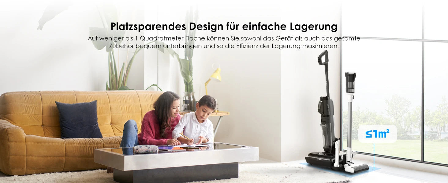 Tineco Floor One Switch S6 Staubsauger- und Wischroboter 5-in-1 mit Selbstreinigungsfunktion und doppelter rotierender Bürste für schnelle Reinigung