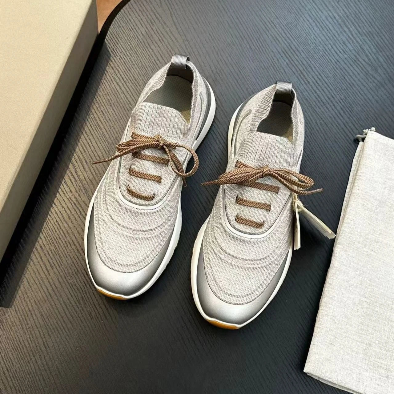 Herren-Sneaker Casual 2026, atmungsaktiv und bequem, Slip-On-Modell