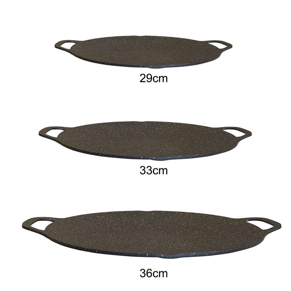 Backformen antihaftbeschichtete Pfannen zum Braten Pfanne runder Induktionsherd für Outdoor-Camping Küche Backutensilien Haushaltswerkzeuge