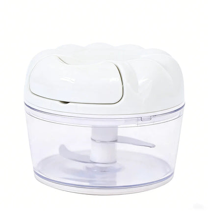 Mini Frullatore Multifunzione, Tritatutto per Aglio, Trituratore di Alimenti e Verdure, Tritacarne Manuale, Pressa per Aglio da Cucina