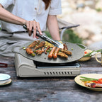 Backformen antihaftbeschichtete Pfannen zum Braten Pfanne runder Induktionsherd für Outdoor-Camping Küche Backutensilien Haushaltswerkzeuge