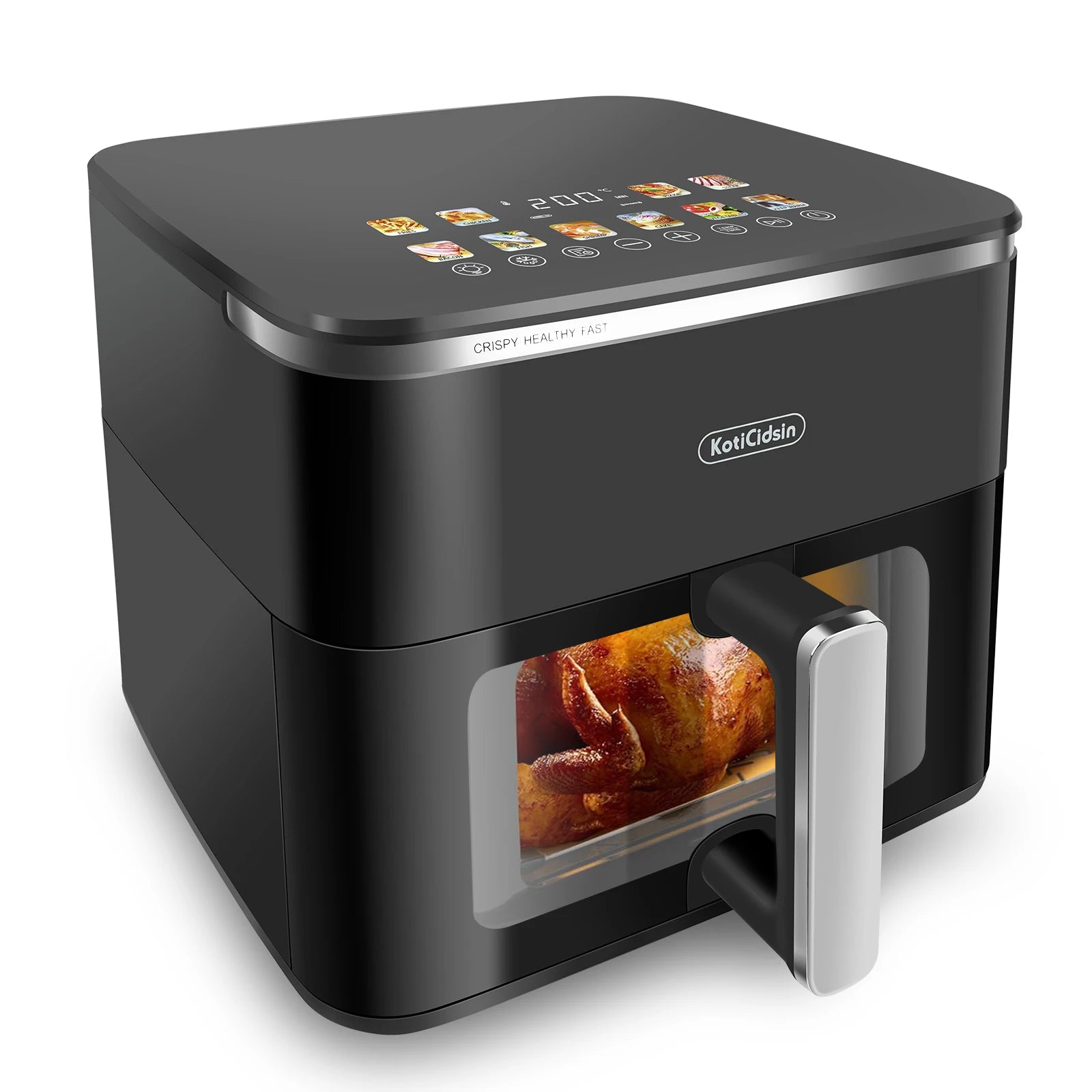 Friggitrice ad aria Koticidsin 11L 2000W Touch Screen con finestra visibile