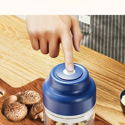 Electric Garlic Chopper 320ML, Food Processor, Mini USB Chopper, Small Portable Processor