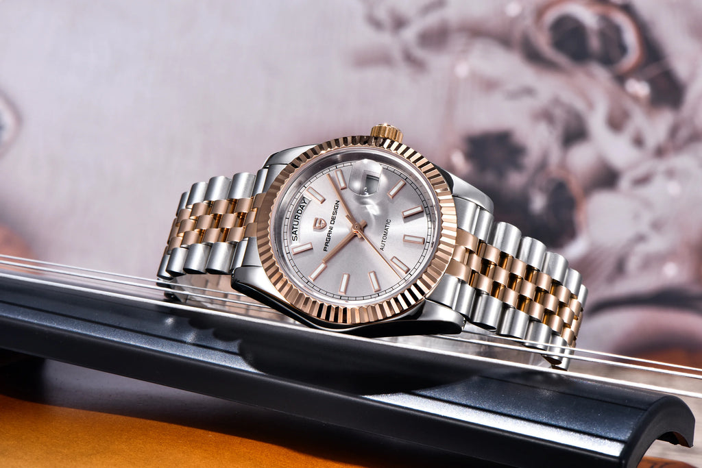 PAGANI DESIGN emailliertes Zifferblatt 2025 neue Herrenuhren DD36 Silber Gold automatische Luxus-Herrenuhr wasserdichte mechanische Armbanduhr