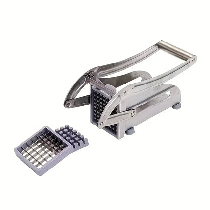 Set di 1 Utensile da Cucina in Acciaio Inox: Taglia Frutta, Taglia Verdure, Taglia Patatine Fritte, Affettatrice per Patate, Tritatutto