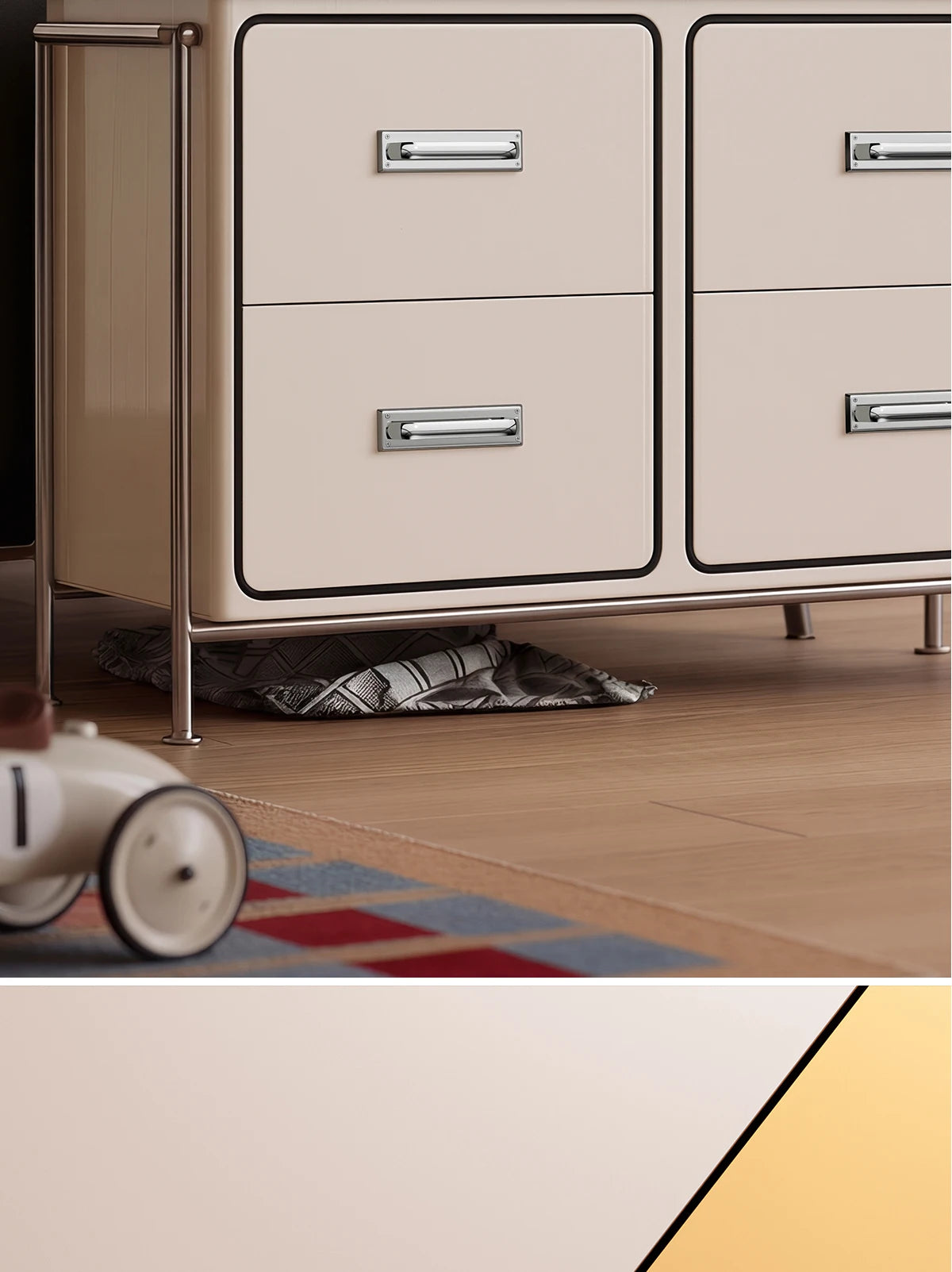 Maniglia per Armadio in Ottone Massiccio Dooroom, Design Stile Bauhaus, Maniglie per Mobili, Maniglia per Cassetti e Scarpiera da Cucina