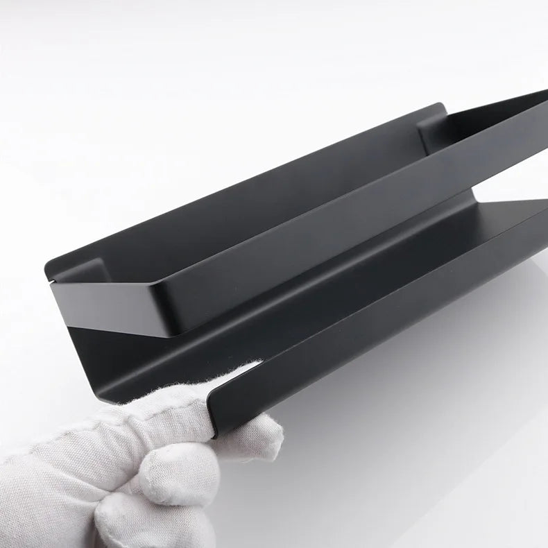 Portaspezie in Acciaio Inox Senza Foratura, Organizzatore da Parete per Cucina e Bagno, Organizzatore per Stoccaggio Domestico