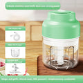 Elektrischer Knoblauchhacker 320ML, Küchenmaschine, Mini-USB-Zerkleinerer, kleiner tragbarer Zerkleinerer