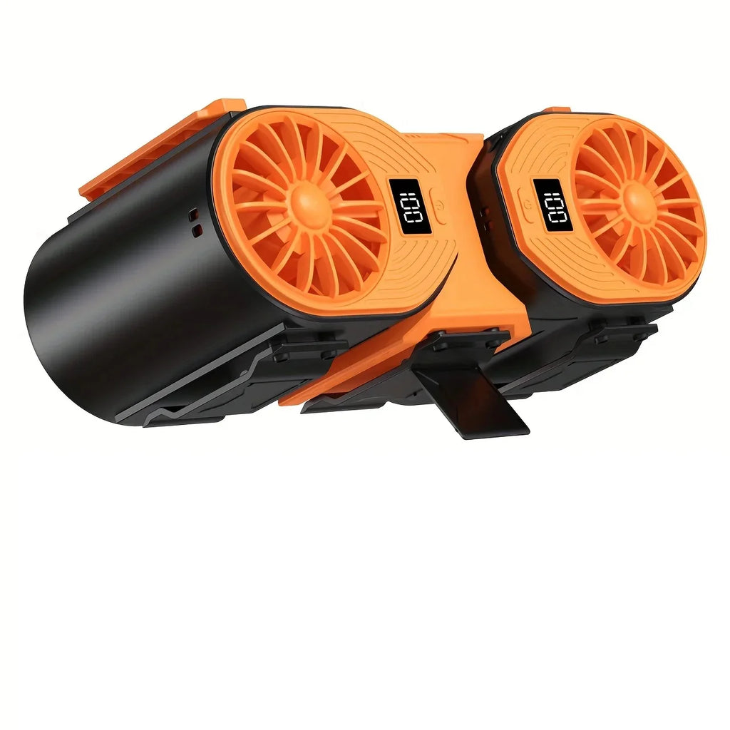 Ventilatore da Collo Staccabile 10000mAh Ricaricabile, Ventilatore Portatile a Velocità Regolabile, Senza Mani, per Lavoro all'Aperto, Viaggi, Regalo Estivo