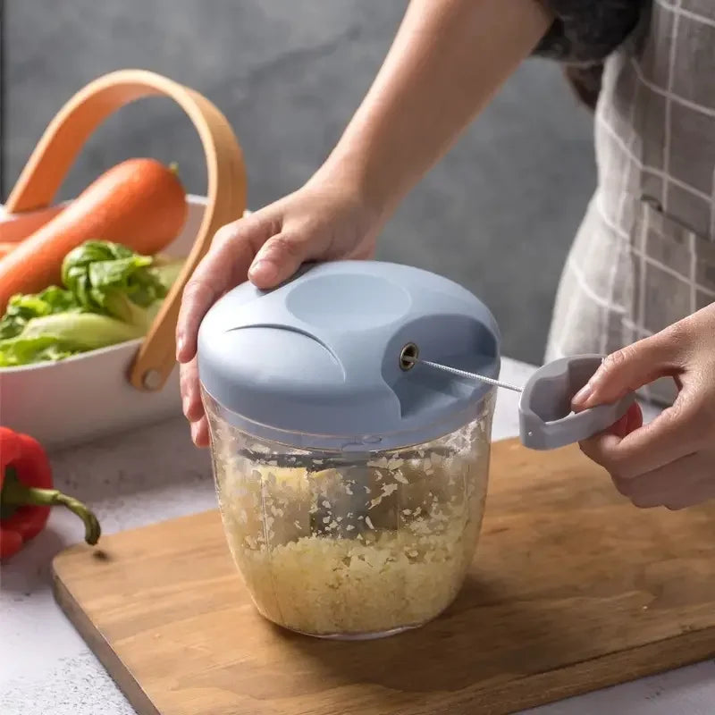1 pezzo, tagliaverdure, schiacciapatate multifunzionale, tritatutto manuale per alimenti, tritatutto per verdure, tritatutto per aglio creativo, schiacciapatate
