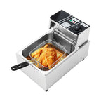 Friggitrice Elettrica Commerciale 6L 2500W 220V Euro Plug