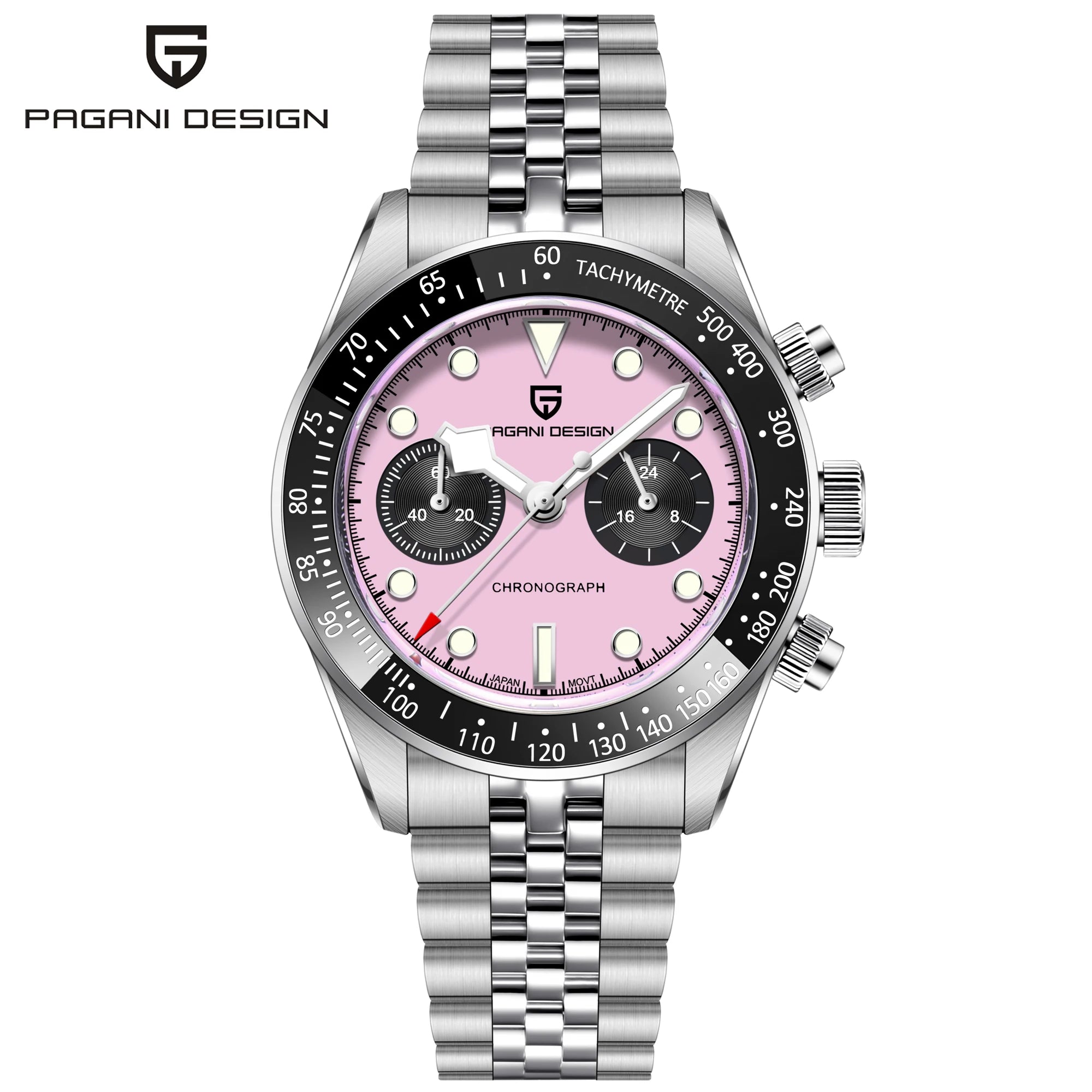 Neue PAGANI DESIGN BB Panda 2026 Herrenuhr, Retro Luxus-Quarzuhr, Sport-Chronograph, 100M wasserdicht, leuchtend