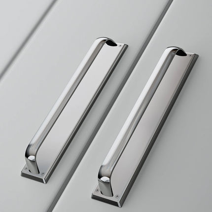 Dooroom Solid Brass Cabinet Handle, Bauhaus Style Design, Furniture Handles, Drawer and Kitchen Shoe Rack Handle