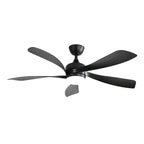 Ventilatore da soffitto Sofucor da 52 pollici a 5 pale con luce e telecomando, ventilatore da soffitto DC a 6 velocità, silenzioso.