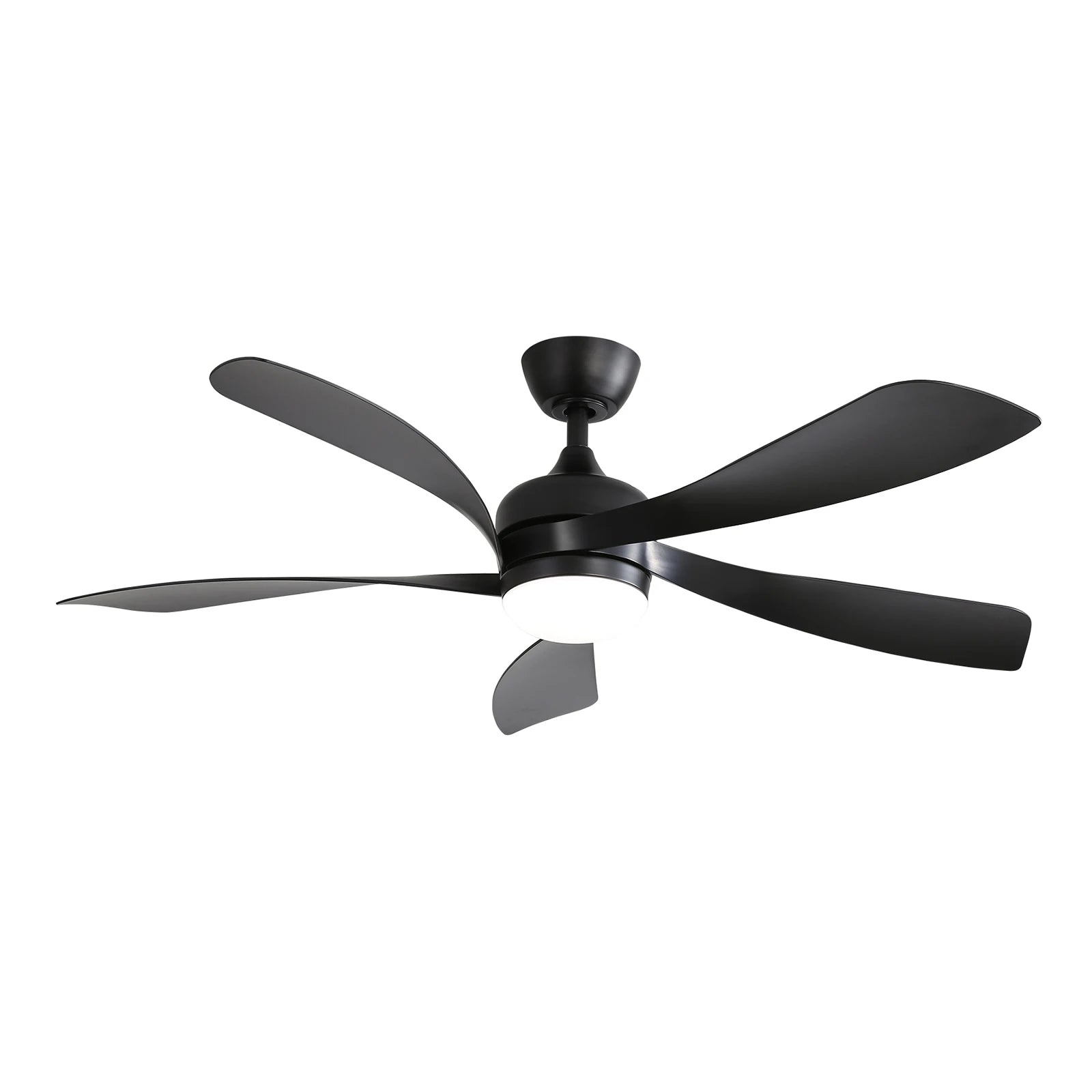 Ventilatore da soffitto Sofucor da 52 pollici a 5 pale con luce e telecomando, ventilatore da soffitto DC a 6 velocità, silenzioso.