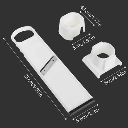 Tagliaverdure 2 in 1 per zenzero e aglio, manuale, a doppia faccia, per affettare e tritare, gadget da cucina per uso domestico
