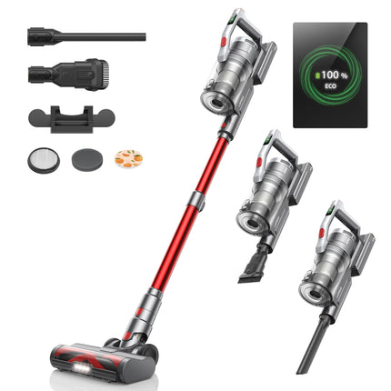 500W 38000PA Cordless Vacuum Cleaner Portable Smart Home Appliance 55 Min Run Time Removable Battery Wireless