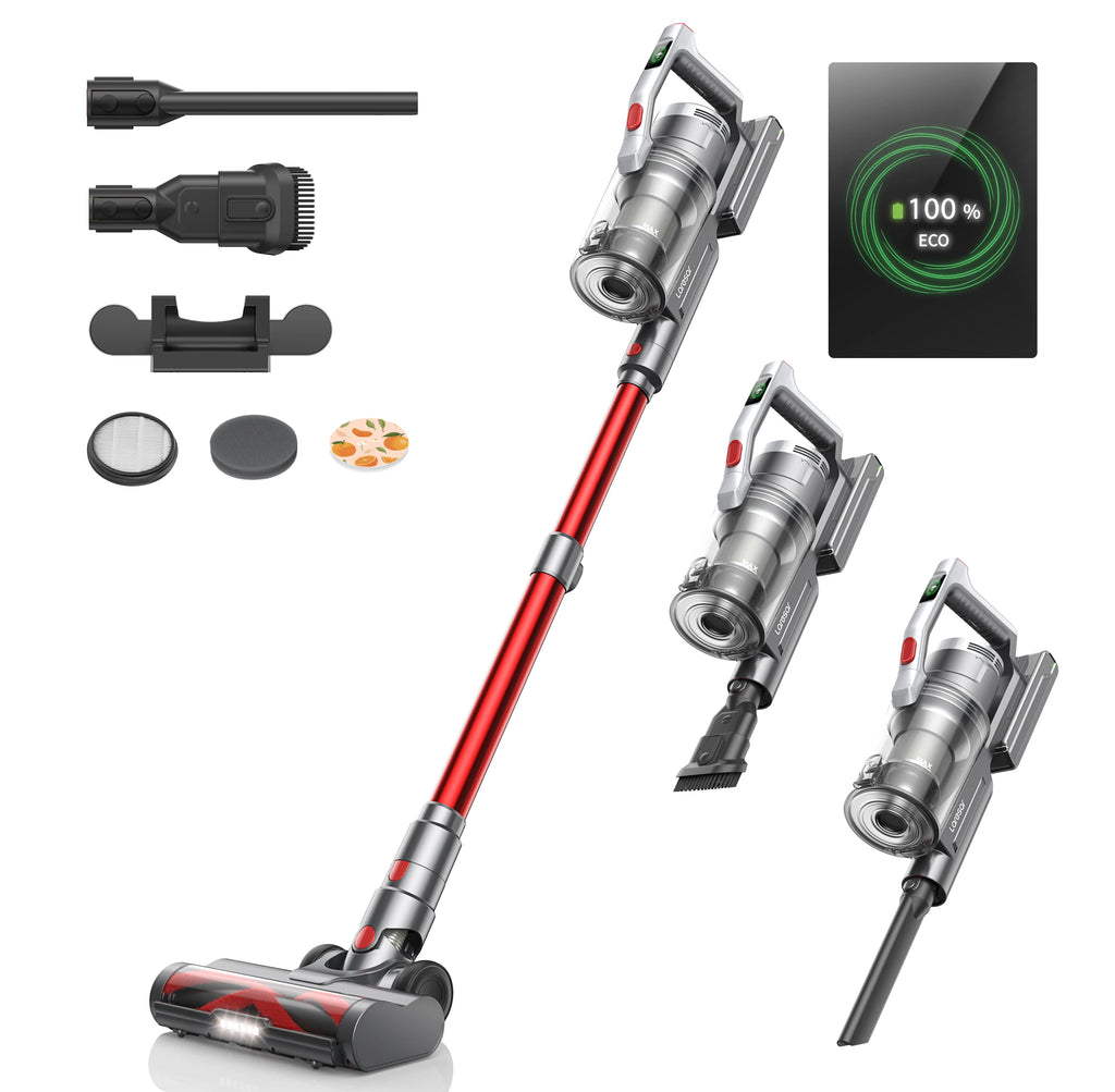 Kabelloser 500-W-Staubsauger 38000PA Intelligentes Handgerät 55 Min. Laufzeit Abnehmbarer Akku Kabellos