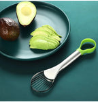 2-in-1 Avocado-Messer aus Edelstahl, Avocado-Schneider, Kiwi-Schälmesser, Salatschneider, Schäler, Küchen-Gadgets, Obst- und Gemüsewerkzeuge