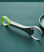 2-in-1 Avocado-Messer aus Edelstahl, Avocado-Schneider, Kiwi-Schälmesser, Salatschneider, Schäler, Küchen-Gadgets, Obst- und Gemüsewerkzeuge