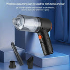 Akku-Auto-Staubsauger 9000Pa USB-Aufladung 1200mAh Tragbares Reinigungsgerät Mini-Nass- und Trockensauger für den Heimgebrauch