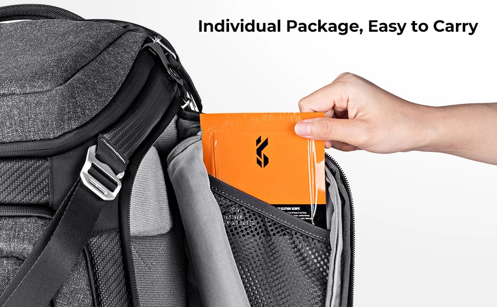 K&F Concept 5er-Set einzeln vakuumverpackte Mikrofasertücher zur Reinigung von Kameraobjektiven/iPhones/Computern/iPads/LED-Bildschirmen/Brillen