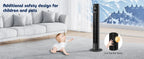 Aigostar Ross Smart - Intelligenter WiFi Turmventilator mit Fernbedienung, 50W, LED-Anzeige, 70° Oszillation, 3 Geschwindigkeiten, 3 Modi, 24-Stunden-Timer, APP-Steuerung, geeignet für Zuhause und Büro