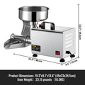 SucceBuy Elektrischer Passierer für Tomaten, 370W, professioneller Tomaten-Entsafter aus Edelstahl, 90-160 kg/h