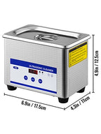 SucceBuy 800ml Ultraschallreiniger Tragbare Reinigungsmaschine 35W Mini-Geschirrspüler Ultraschallbad Sonisches Haushaltsgerät