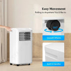 Unità AC con Ventilatore e Deumidificatore per 350 mq Condizionatore d'aria portatile Wi-Fi da 10000 BTU