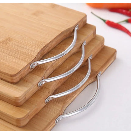 Natural bamboo kitchen cutting board large rectangular thickened solid wood cutting board available on both sides