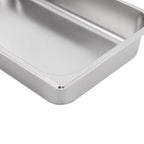 4 pentole da tavolo con coperchi, scaldavivande per buffet, contenitore per alimenti in acciaio inossidabile per uso commerciale e domestico