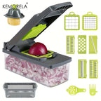 14/16 in 1 tritatutto per verdure multifunzionale cipolla patate tritatutto griglia alimentare grattugia per uso alimentare affettatrice per verdure da cucina Dicer