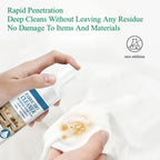 Foaming Dry Cleaner for Fabric Sofa Multipurpose Cleaning Solution Carpet Curtain Clothing Stain Remover No Water Agent Needed