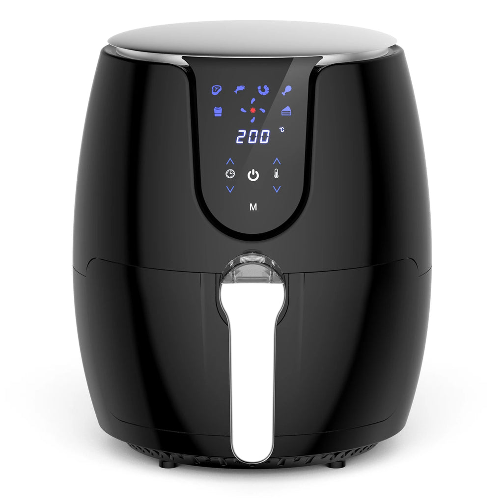 Friggitrice ad Aria 3.5L 1500W con 6 Funzioni di Cottura - Cestello Antiaderente Lavabile in Lavastoviglie