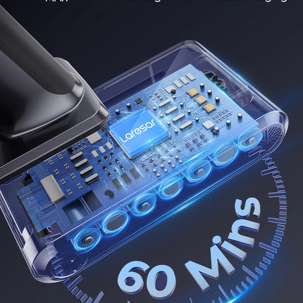 LARESAR V8 48Kpa 500W Aspirapolvere senza fili Elite 8 Auto 60 minuti Elettrodomestico Batteria rimovibile senza fili NUOVO Motore Brushless