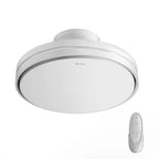 GONEO Ventilatore da soffitto senza lama con luce, LED dimmerabile, motore CC ultra silenzioso a 6 velocità con telecomando per soggiorno camera da letto