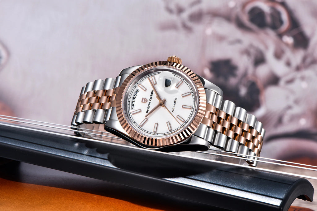 PAGANI DESIGN emailliertes Zifferblatt 2025 neue Herrenuhren DD36 Silber Gold automatische Luxus-Herrenuhr wasserdichte mechanische Armbanduhr