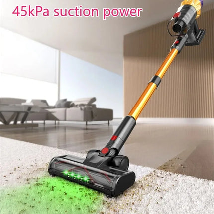 IDEACH V18 Aspirapolvere Portatile Senza Fili 550W 45kPa con Touchscreen, Batteria Rimovibile, Leggero per Pavimenti, Auto e Peli di Animali Domestici
