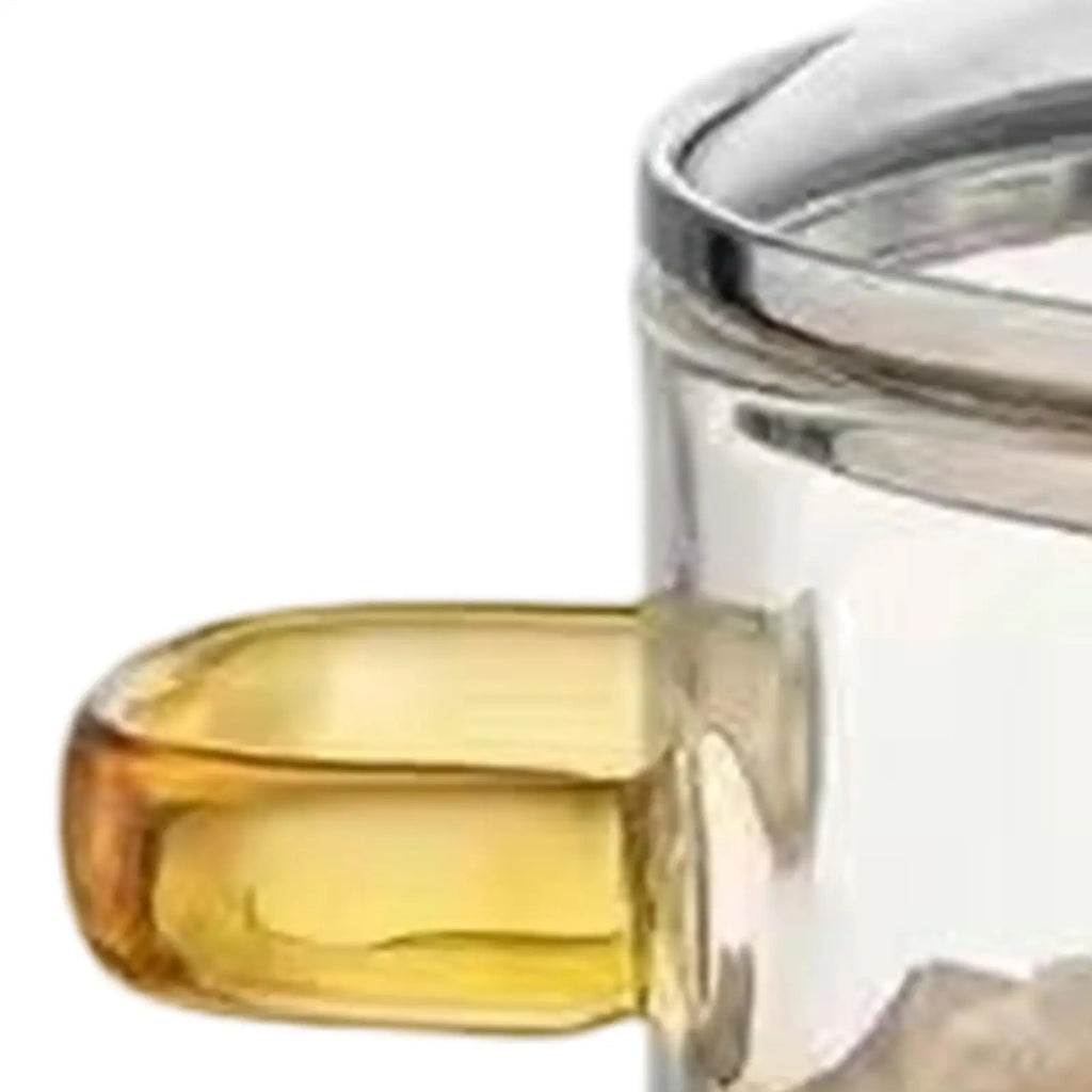 1600 ml durchsichtiger Glas-Suppentopf, großer Suppentopf aus Borosilikatglas, Glas-Kochtopf mit Deckel, Suppentopf