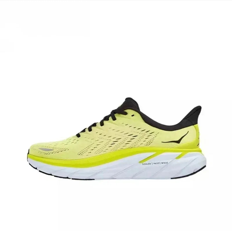 Hoka Clifton 8 Laufschuhe für Damen und Herren, leicht, gedämpft, atmungsaktiv, für Marathon und Training