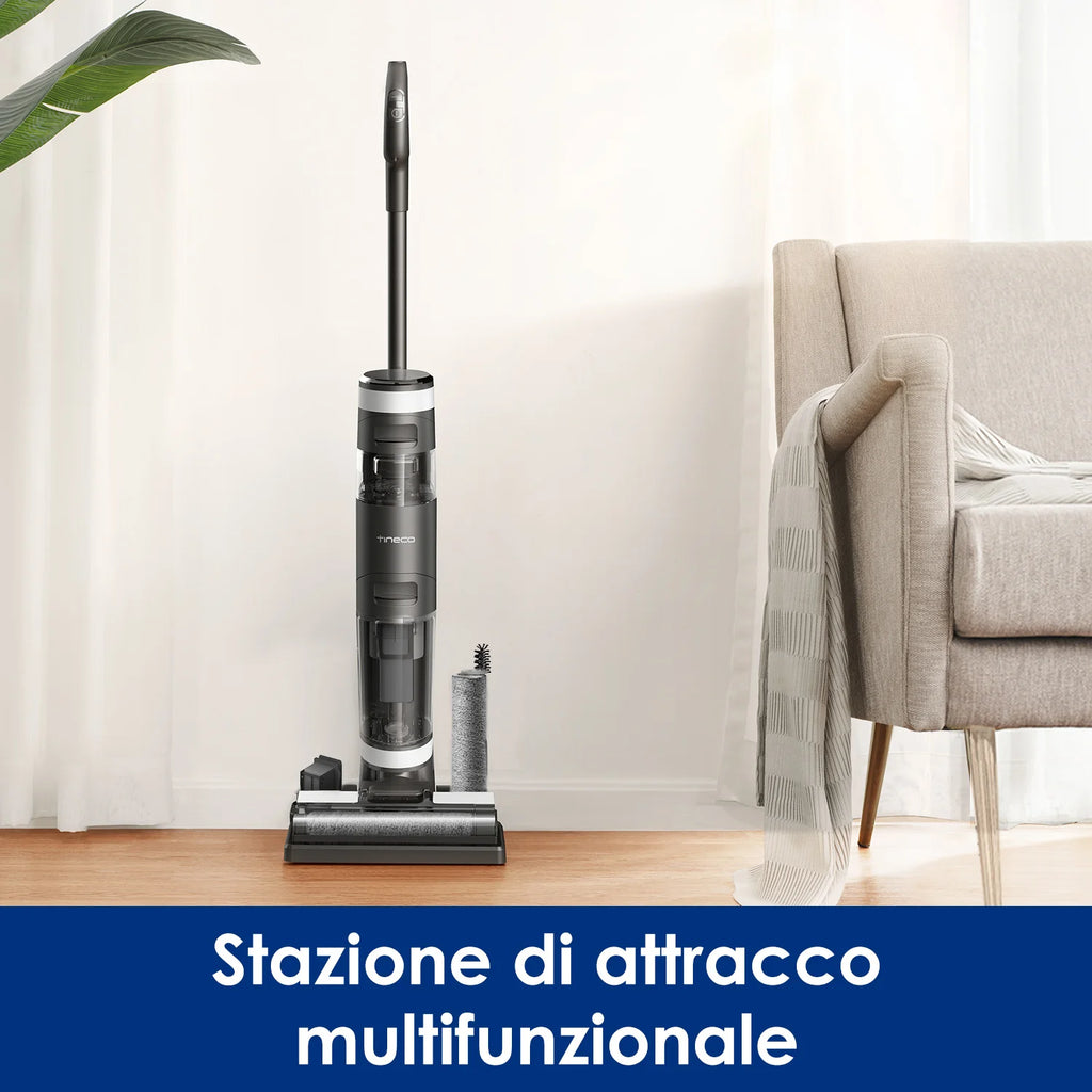 Tineco Floor One S3 Breeze Kabelloser Nass-/Trockensauger mit Wischfunktion, selbstreinigend, intelligentes Haushaltsgerät