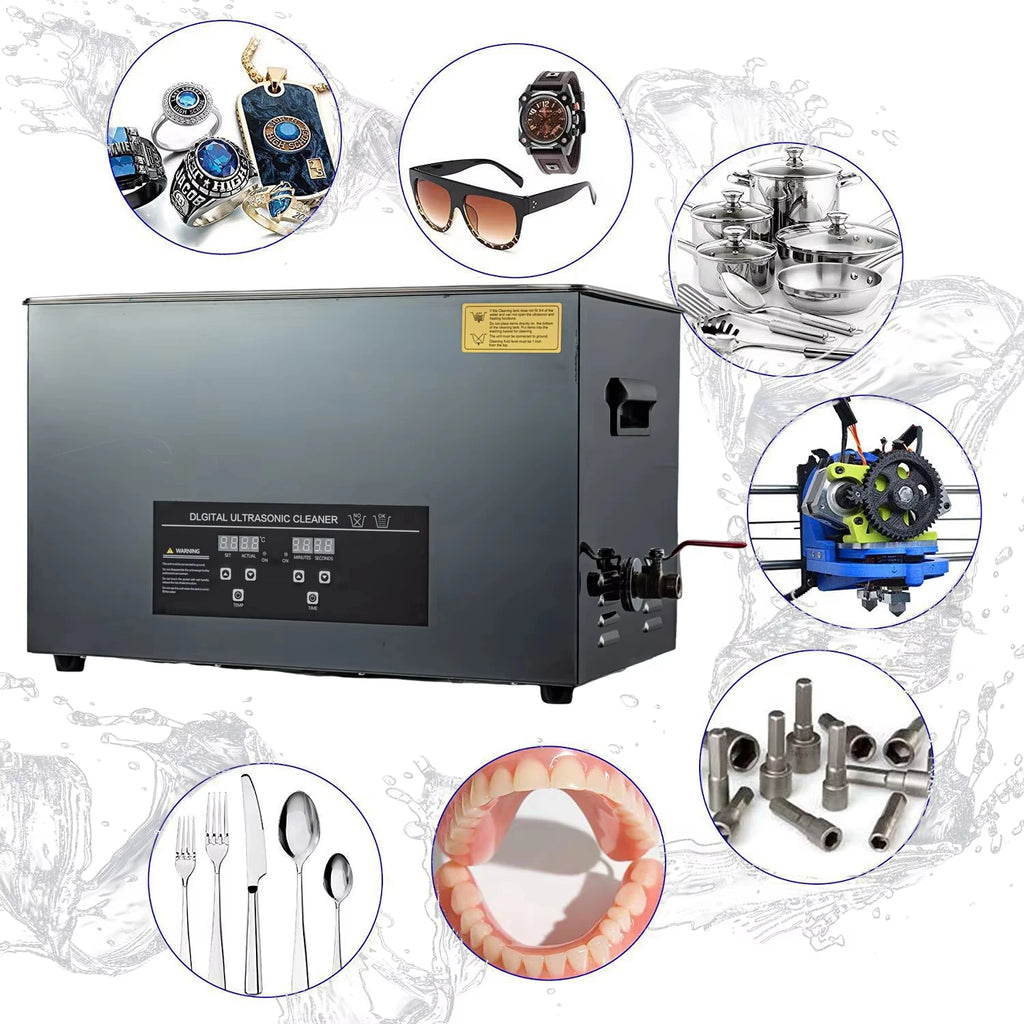 2L/3L/6L/10L/15L/30L Ultraschallreiniger, digitale Heizung, 40kHz Edelstahl Ultraschallreinigungsmaschine, Haushaltsgerät