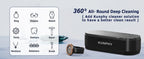 KUNPHY Ultraschallreiniger 350ml 46KHz Professioneller Ultraschallreiniger mit One-Touch-Bedienung Ultraschallreiniger für Ringe Brillen