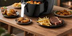 Friggitrice ad Aria 3.5L 1500W con 6 Funzioni di Cottura - Cestello Antiaderente Lavabile in Lavastoviglie