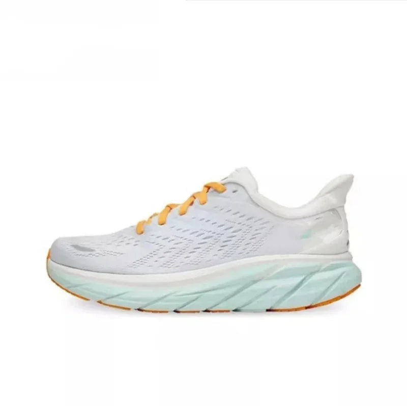 Hoka Clifton 8 Laufschuhe für Damen und Herren, leicht, gedämpft, atmungsaktiv, für Marathon und Training