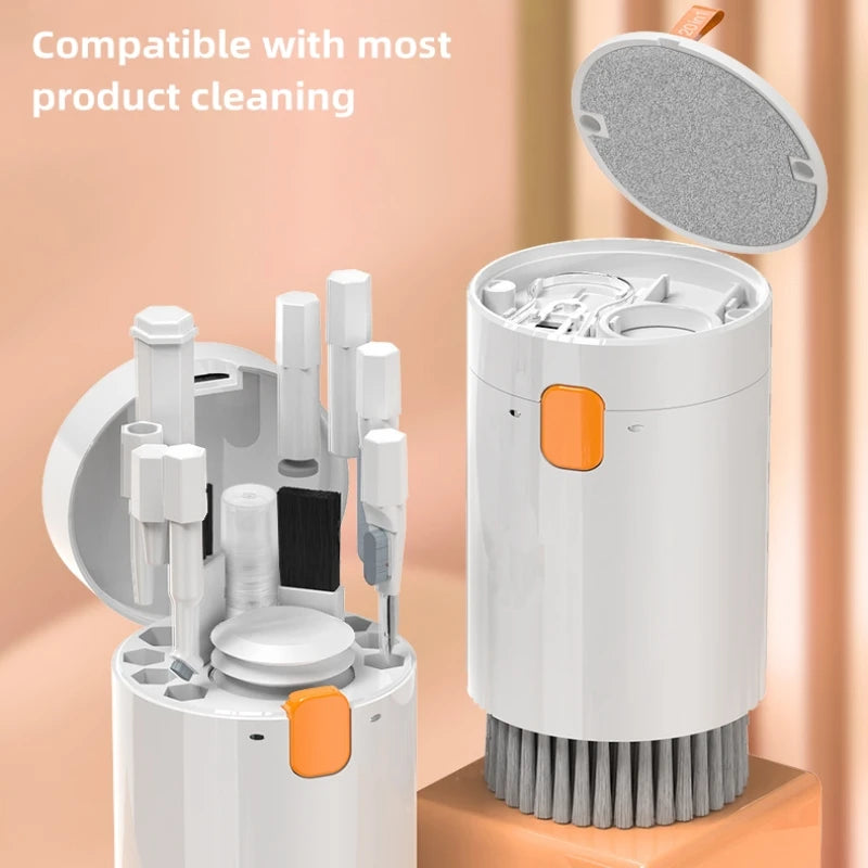 20 in 1 Set di strumenti per la pulizia della tastiera del computer portatile Cuffie per fotocamera digitale Kit per la pulizia del telefono cellulare Auricolari Penna per la pulizia Estrattore per copritasti