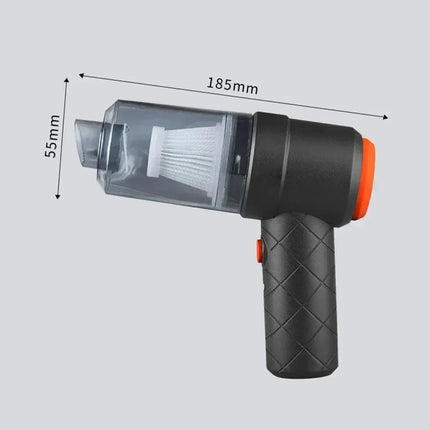 9000Pa Aspirapolvere portatile per auto senza fili Ricarica USB 1200mAh Apparecchio per la pulizia portatile Mini aspirapolvere per bagnato/asciutto per la casa