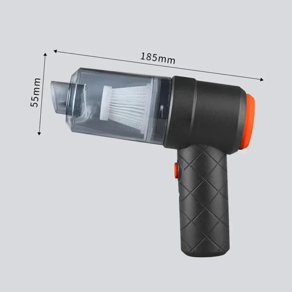 Akku-Auto-Staubsauger 9000Pa USB-Aufladung 1200mAh Tragbares Reinigungsgerät Mini-Nass- und Trockensauger für den Heimgebrauch